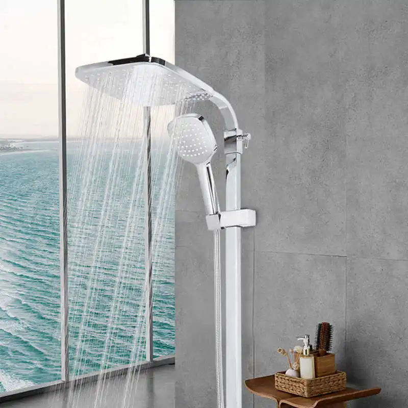 

Bathing Shower Set Household Wall-Mounted Bathing Shower Set With Hand-Held Shower Sprayer Bathroom Accessory