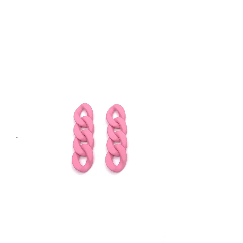 

Round Resin Hot Sale Earring Unique Big Party Drop Earring Graceful Geometry 2020 Korean Seaside Vintage Acrylic Oval Circle