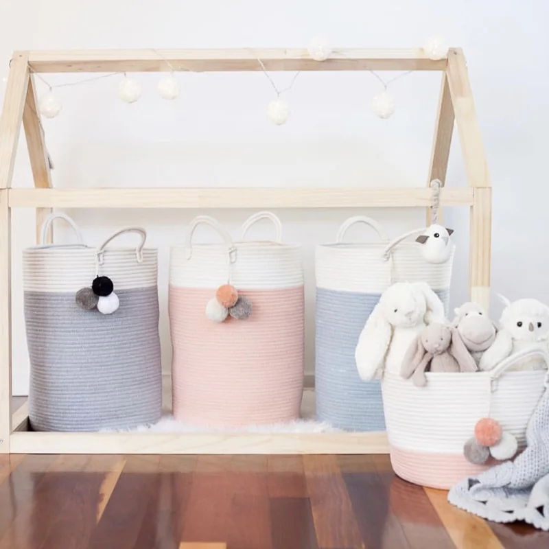 Folding Laundry Basket Free Shipping Baby Dirty Clothes Organizer In The Bathroom Girl Storage ZLB010 | Дом и сад