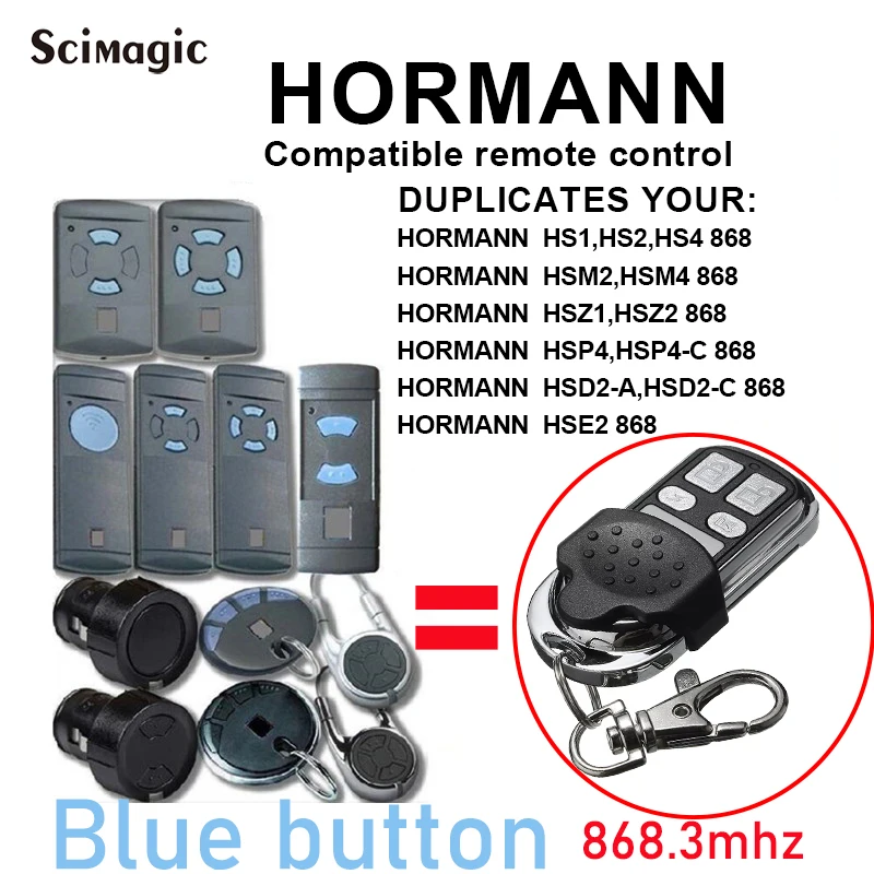Пульт дистанционного управления Hormann hsz2 hsp4 hsd2 hsm2 hsm4 868 МГц|Пульт дверью| |