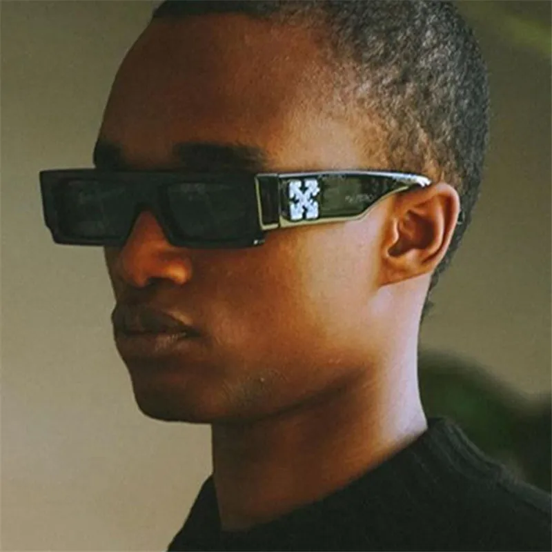 Солнцезащитные очки с белым логотипом для женщин и мужчин трендовые товары 2021