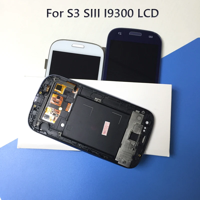 Совместимый с Samsung Galaxy S3 i9300 сенсорный экран дигитайзер домашней кнопкой детали в