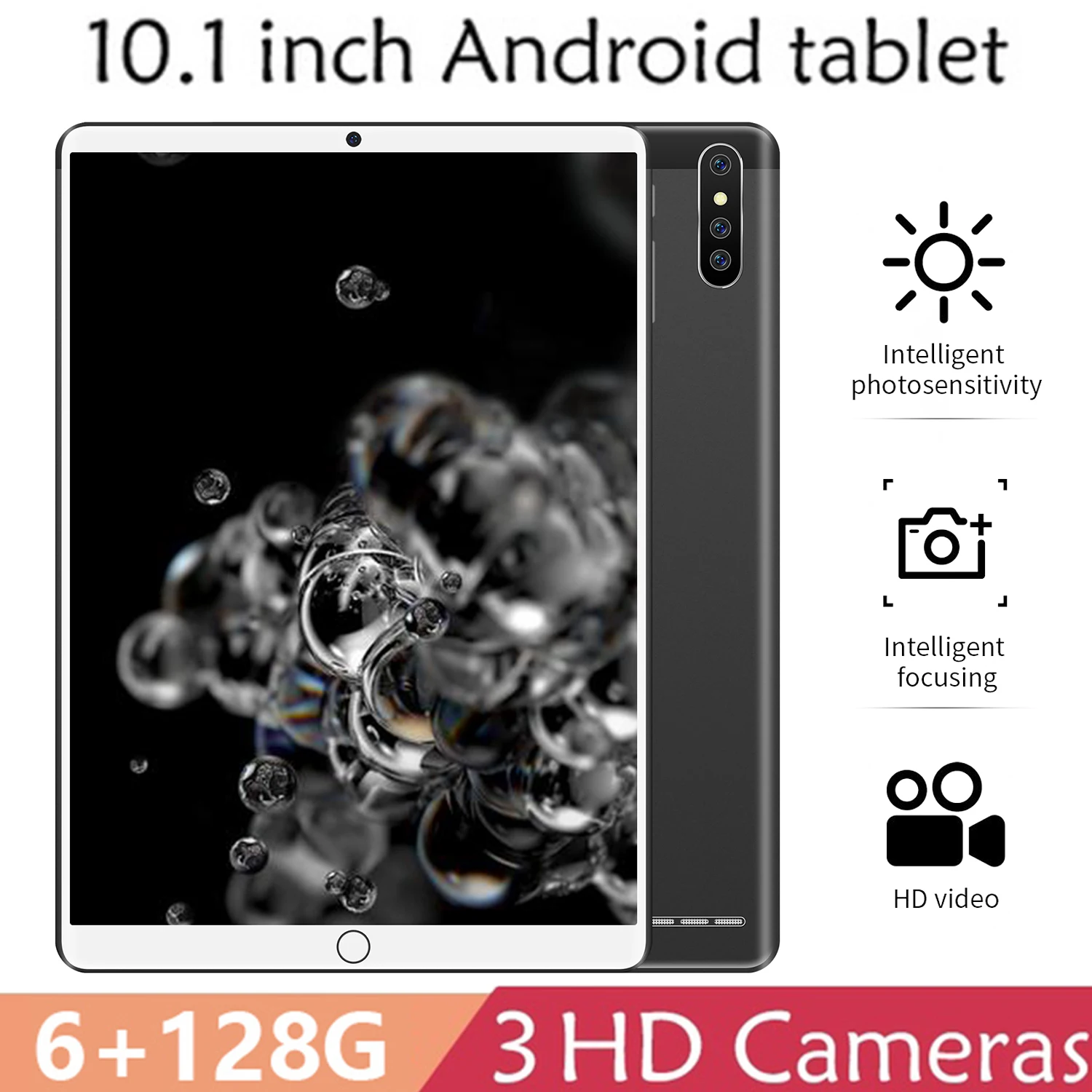 

Global Version Hot Sale 10.1 Inch Android 8.1Tablet 6GB+128GB ROM GPS+FM+wifi+ Double CardTablets Pc