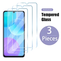 3pcs tempered glass for huawei honor play5 5g 8x 20 pro 9x 9 10i 10 lite 30i 20i 10x 9s 8s screen protector 9h protective film