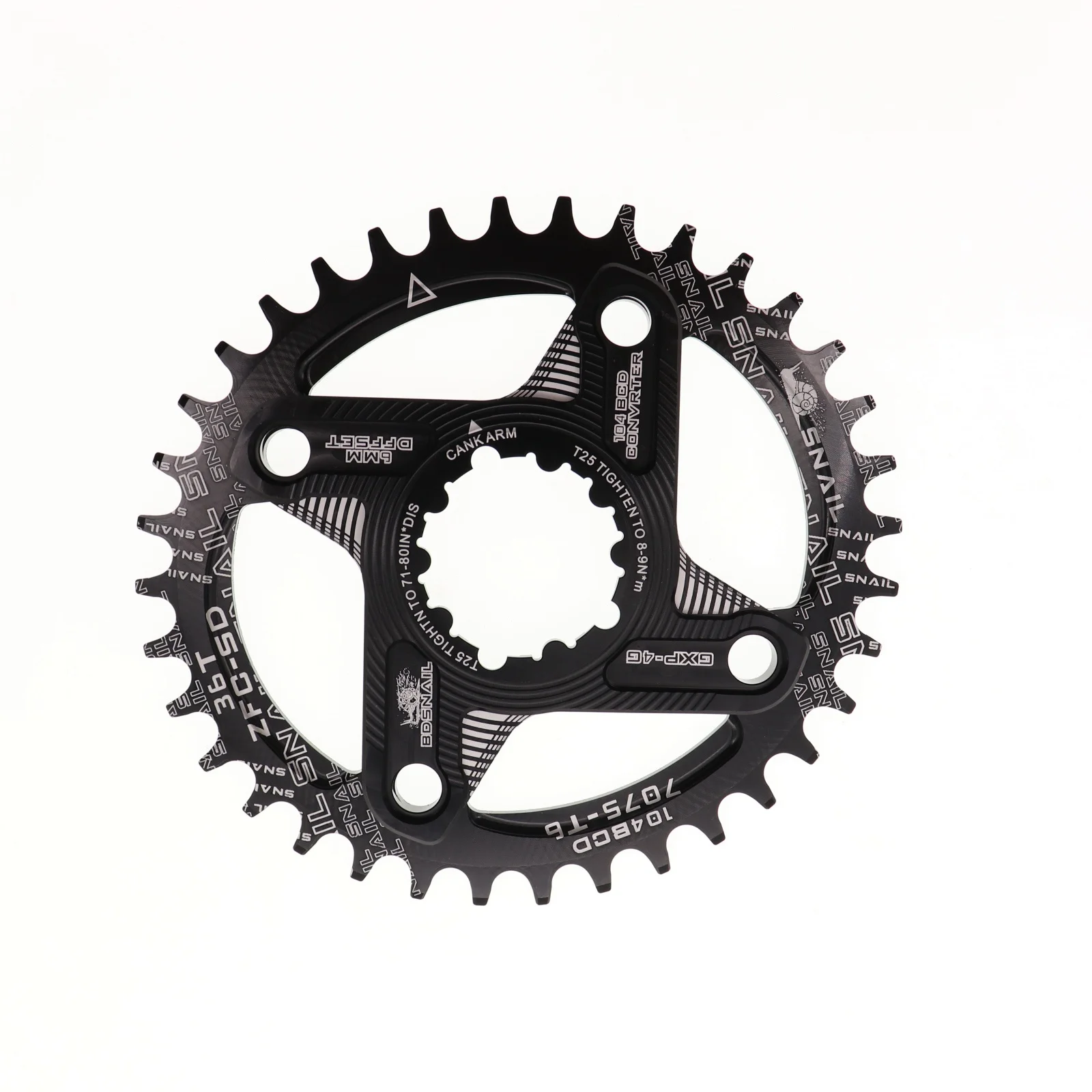 Улитка овальная Звездочка 6 мм офсетная XX1 Eagle X01 GX X1 X0 X9 для sram gxp DM 30T 32T 34T 36 38 MTB дорожный велосипед с прямым креплением