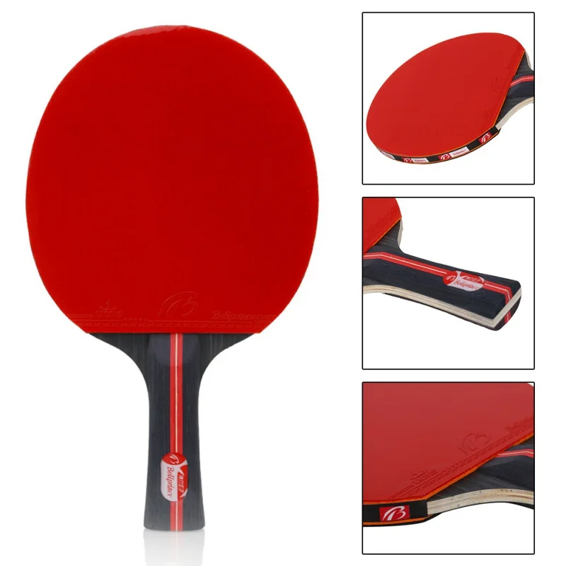 

New Upgraded Carbon Table Tennis Racket Set carbon surface material speed control ball comprehensive upgrade Club Training