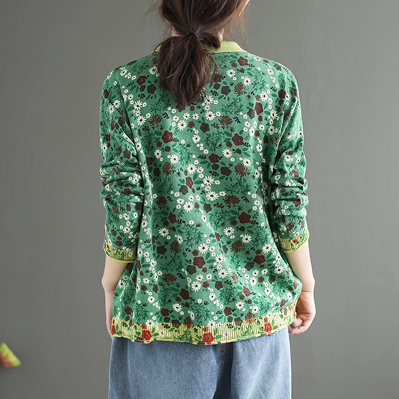 Max LuLu/осенние модные корейские джемпера женские вязаные свитера с цветочным