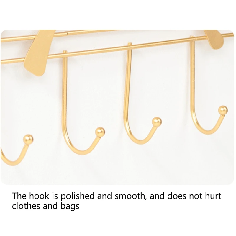 

Wrought Iron Bird Wall Hook Bathroom Organizer Rack Shelf Punch-Free Hanging Hanger 28GF