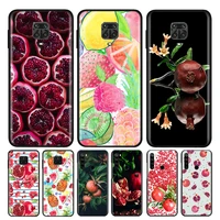 food pomegranate fruit silicone tpu cover for xiaomi redmi note 9 9c 9a 9i 9t 9s 8 8t 7 6 5 5a 4 4x pro max phone case
