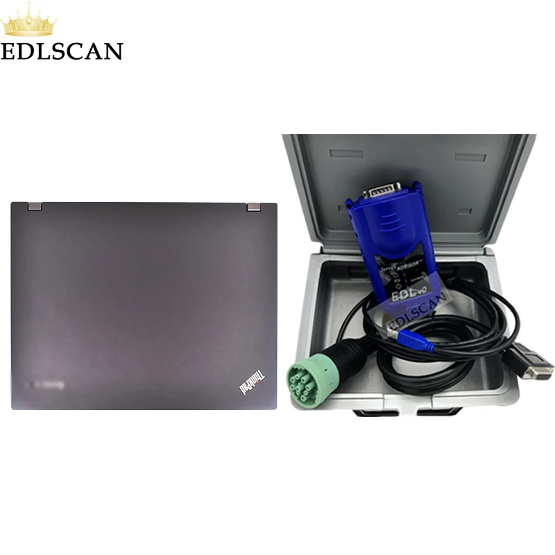 JD EDL V2 with T420 EDLSCAN сельскохозяйственные шины диагностический сканер с Услуги Advisor 4,2 для JohnDeer JD жнвлп V2 - Цвет: JD EDL V2 with T420
