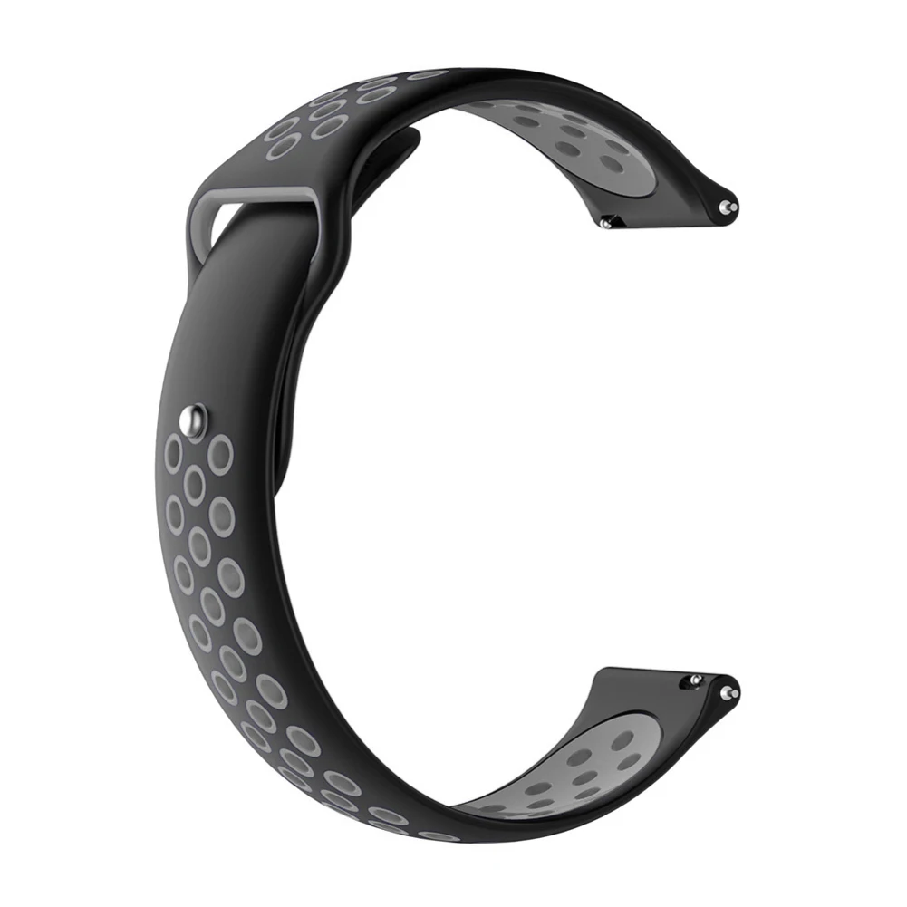 black gray Для Garmin VIVOMOVE HR/Vivoactive 3 сменный силиконовый спортивный ремешок UK - Цвет: black gray