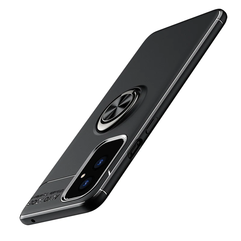 

For Oneplus 9 Pro Case Oneplus9 Global Ring Holder Soft Matte Silicone Back Cover Phone Case For One Plus Oneplus 9 Pro