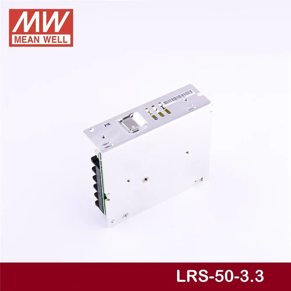 По специальной цене товара MEAN WELL! LRS 50 3.3 3 V 10A meanwell 33 W один Выход переключение
