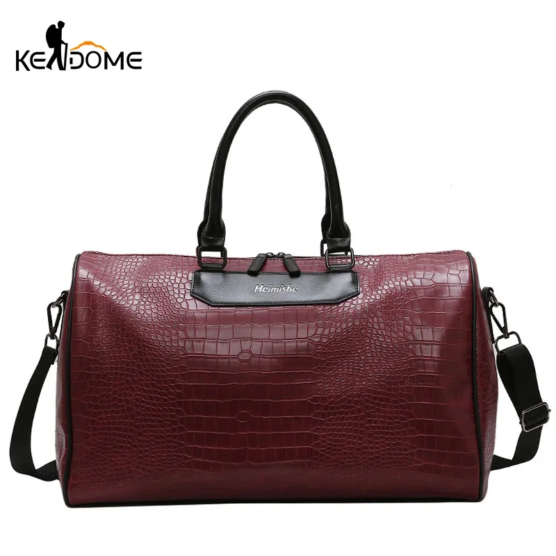 Женская сумка для фитнеса и спортзала из искусственной кожи аллигатора мужские