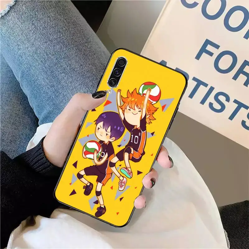 

haikyuu volleyball Japan Anime Phone Case For Samsung galaxy S 9 10 20 A 10 21 30 31 40 50 51 71 s note 20 j 4 2018 plus