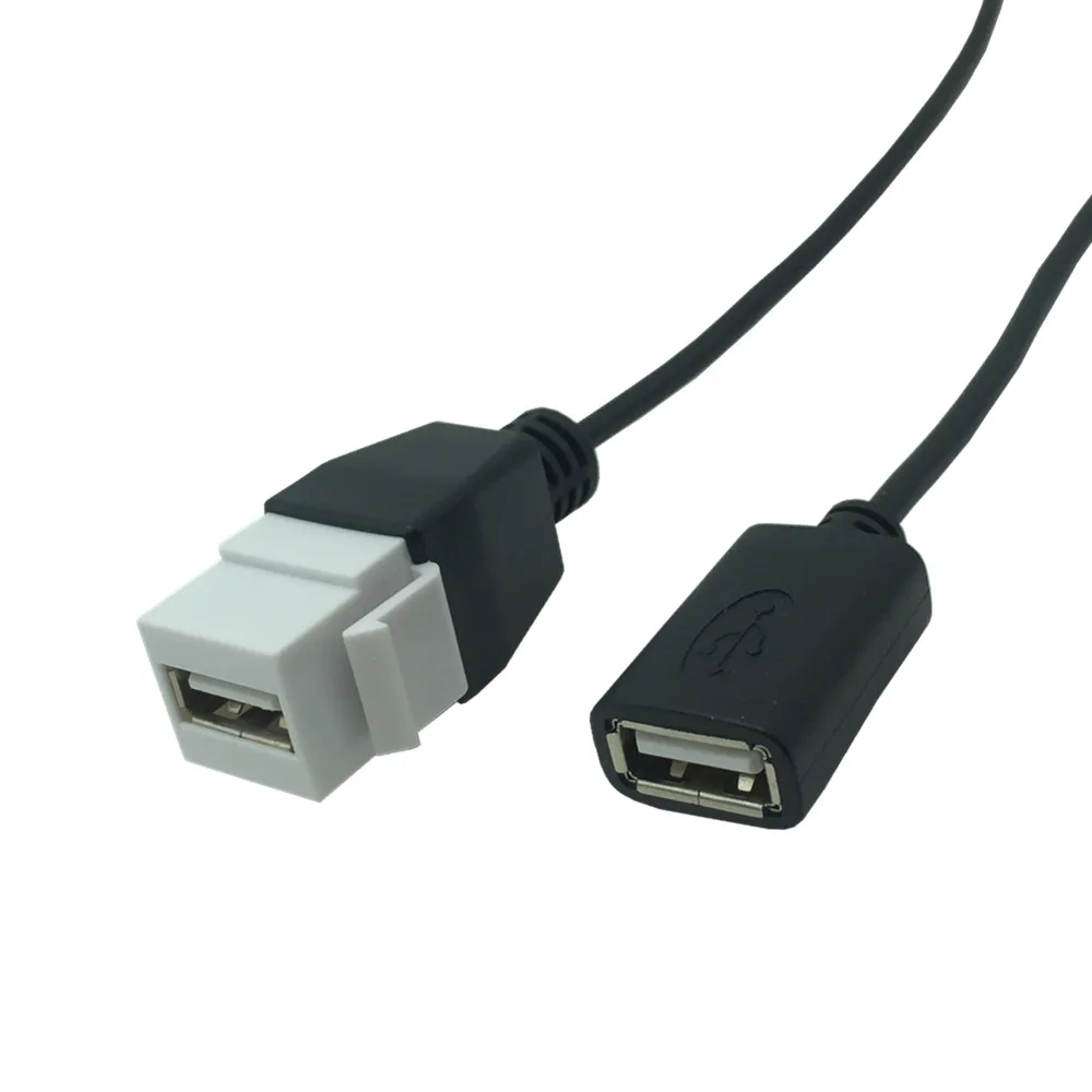USB кабель Keystone разъем 2 0 штырь гнездо/гнездо гнездо с коротким кабелем 20 см|Кабели