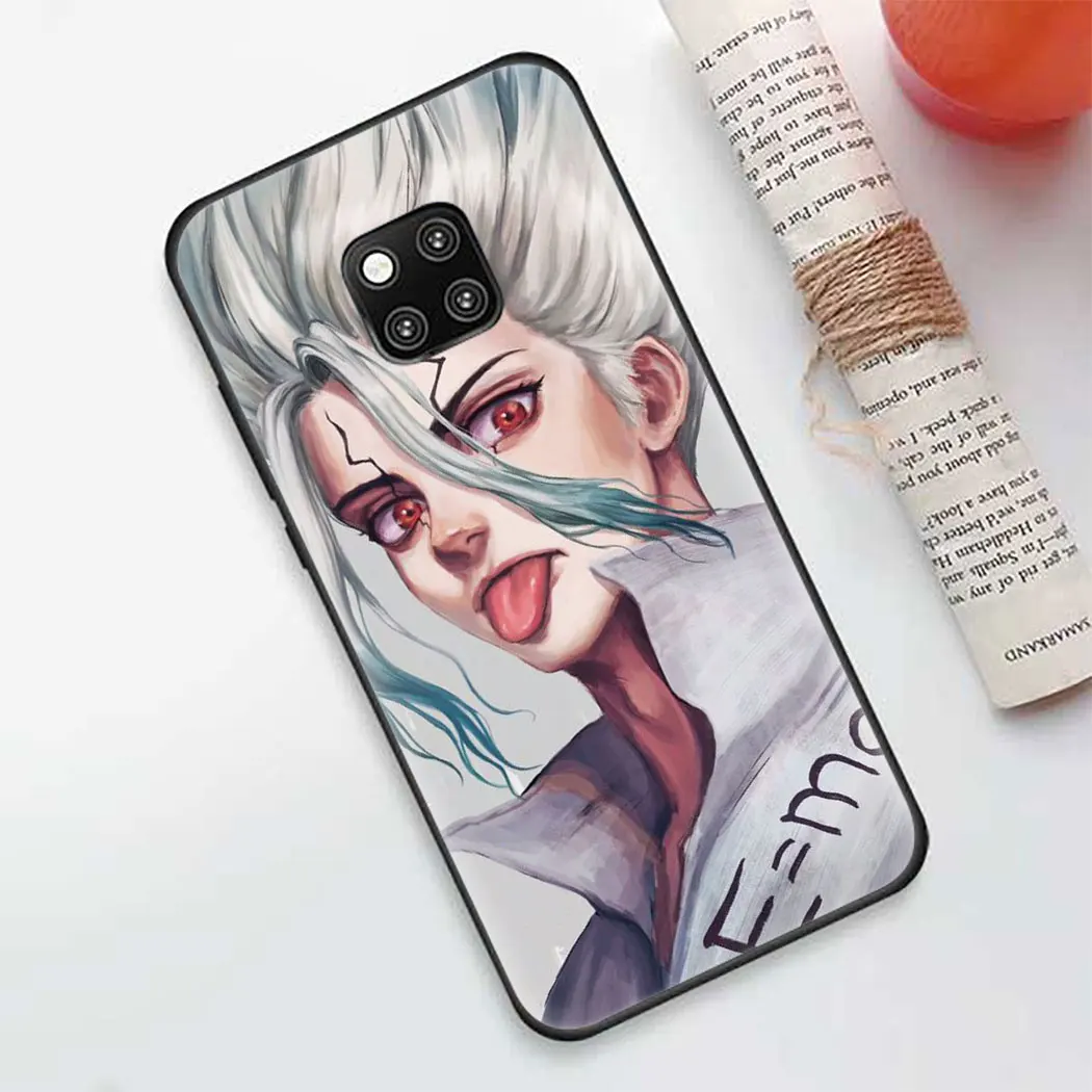 Soft silicone Cover for Huawei P20 P30 Pro Lite P8 P9 P10 Mini P Smart Z Plus 2019 Case Dr.STONE Fitted | Мобильные телефоны и