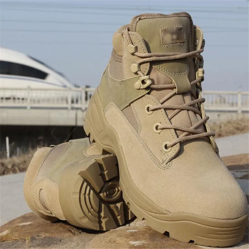 Лидер продаж Летние тактические ботинки в стиле милитари походные Черные