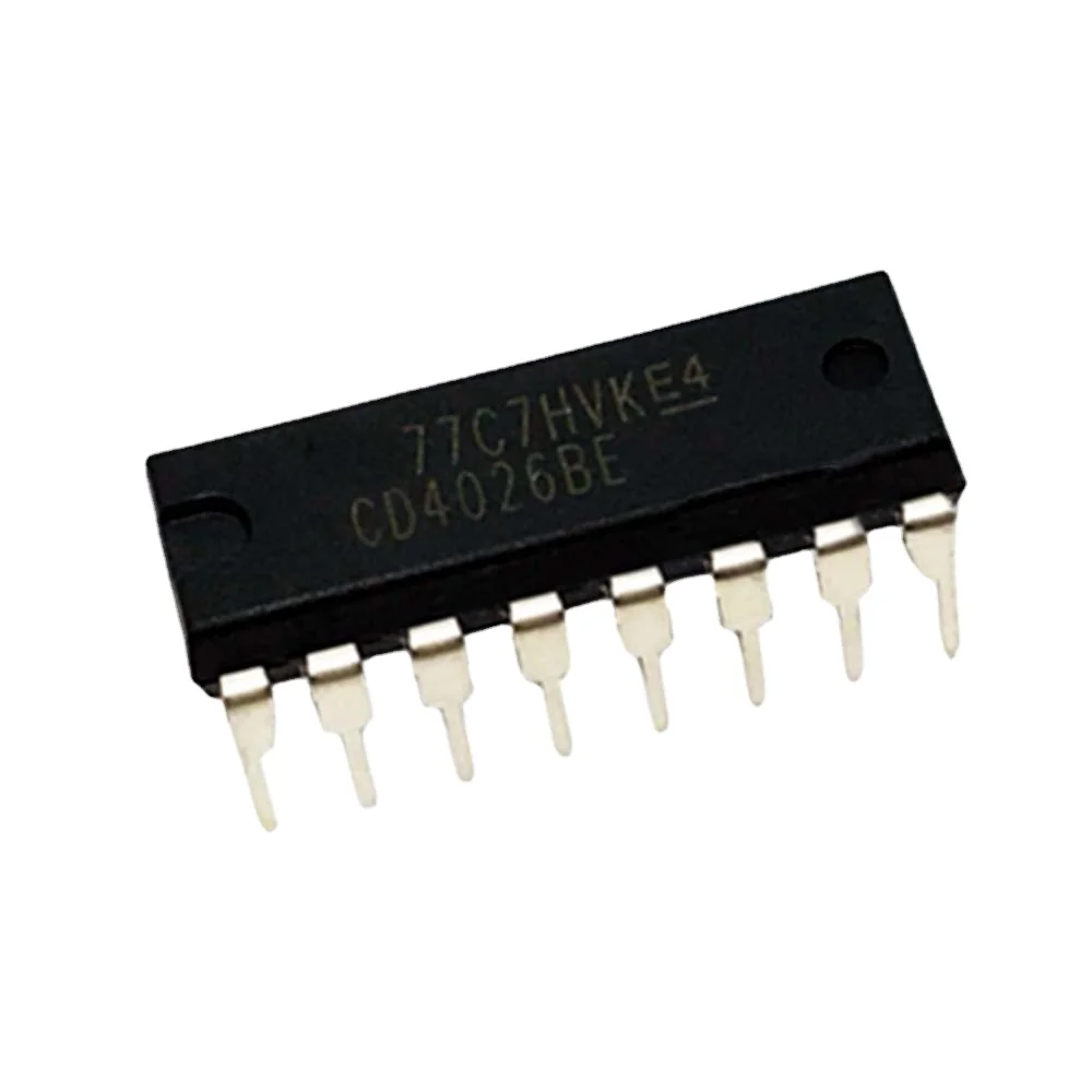 

Новые оригинальные Счетчики/разделители CD4026BE DIP-16 CD4026 CMOS 10 шт./партия