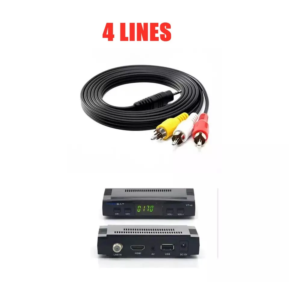 

Cable lineas for 3-4-5-6 port Clines Satellite DVB-S2 for Nova V7S V8 V9 Super