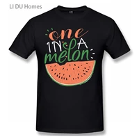 watermelon one in a melon t shirt menwomen high quality cotton summer t shirt short sleeve graphics tshirt brands tee top gift