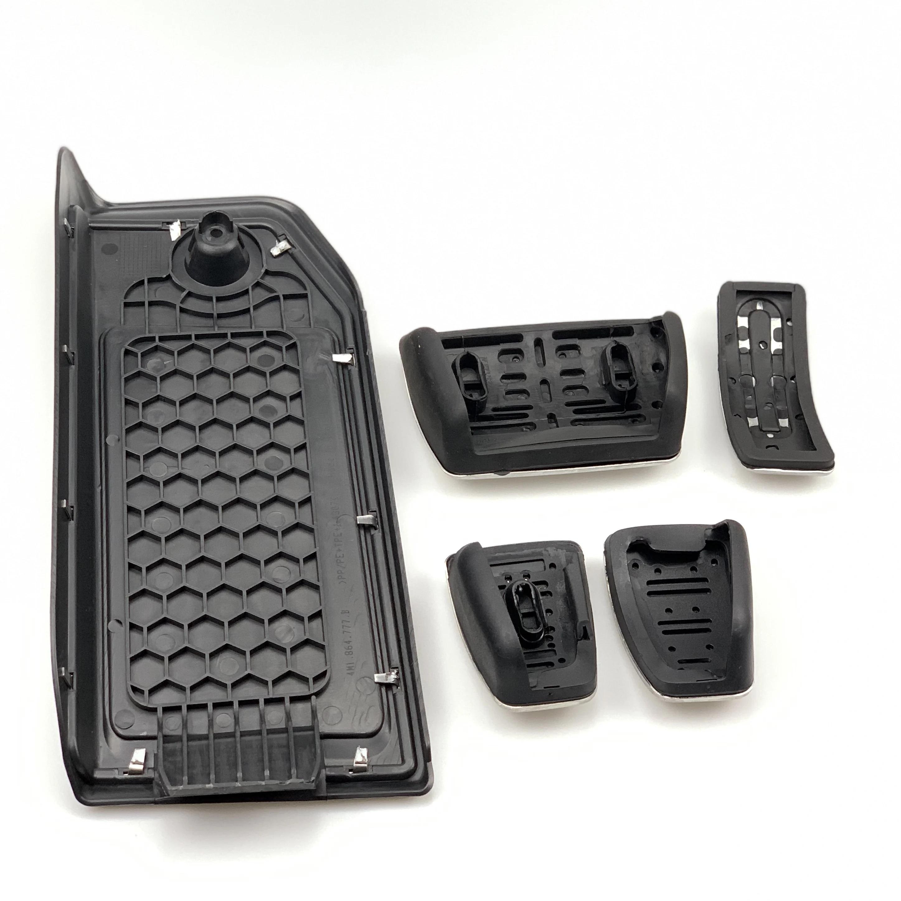 Car styling stainless steel DSG Sport Fuel Brake Footrest Pedal case For Audi Q7 SQ7 Q8 Porsche Cayenne auto accessories | Автомобили и