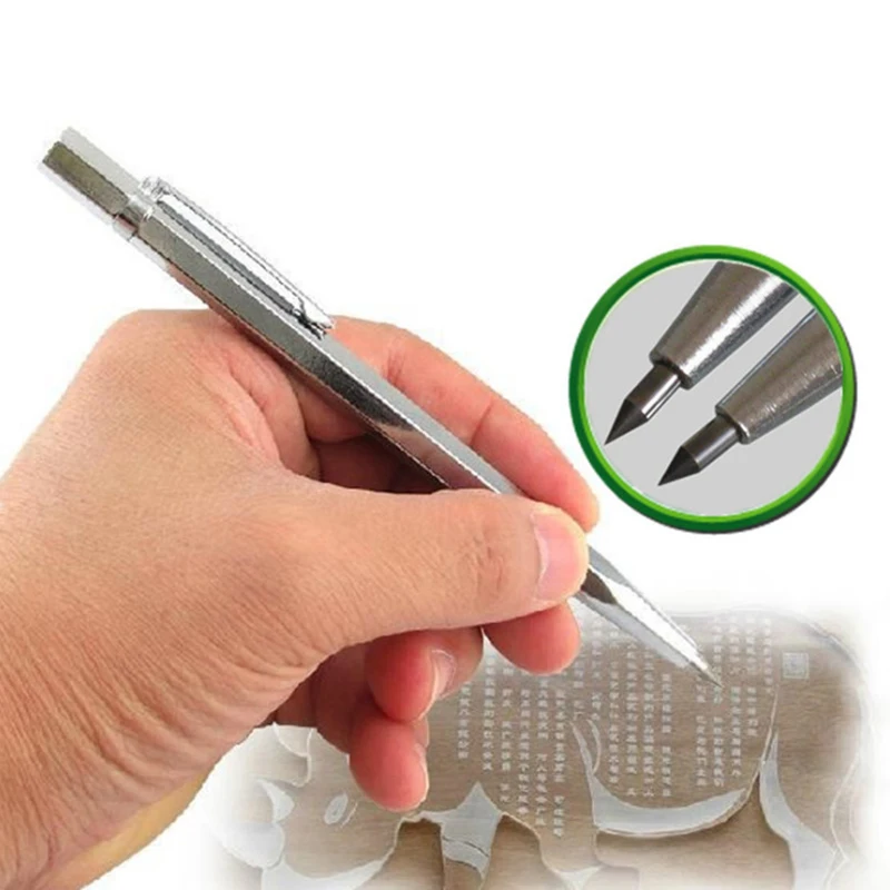 Ручка со стальным наконечником для гравировки портативный