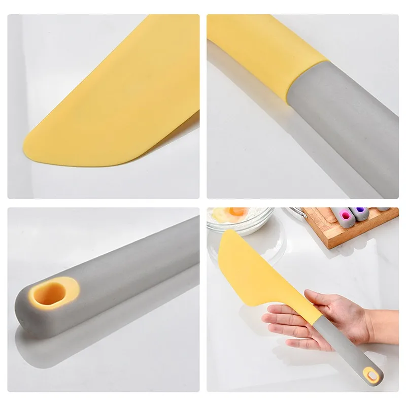 

34Cm Non Stick Butter Spatula Smoother Spreader Heat Resistant Cookie Pastry Scraper Baking Tool Butter Heat DIY Cookie Pastry