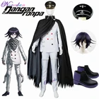 Аниме DanganRonpa V3 Косплей Dangan Ronpa Ouma Kokichi костюм Хэллоуин костюм парик шляпа для взрослых мужчин
