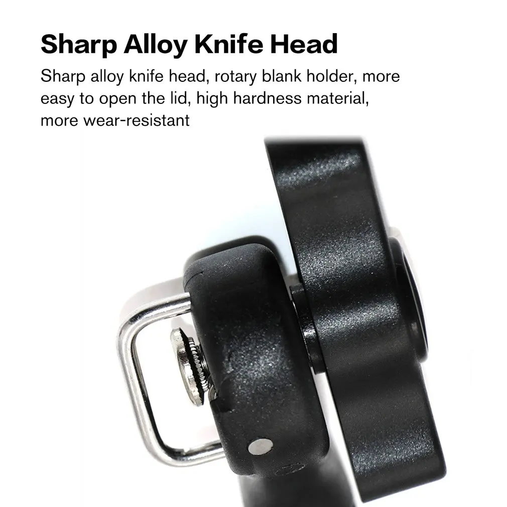 Пластиковый Профессиональный кухонный инструмент безопасный ручной консервный