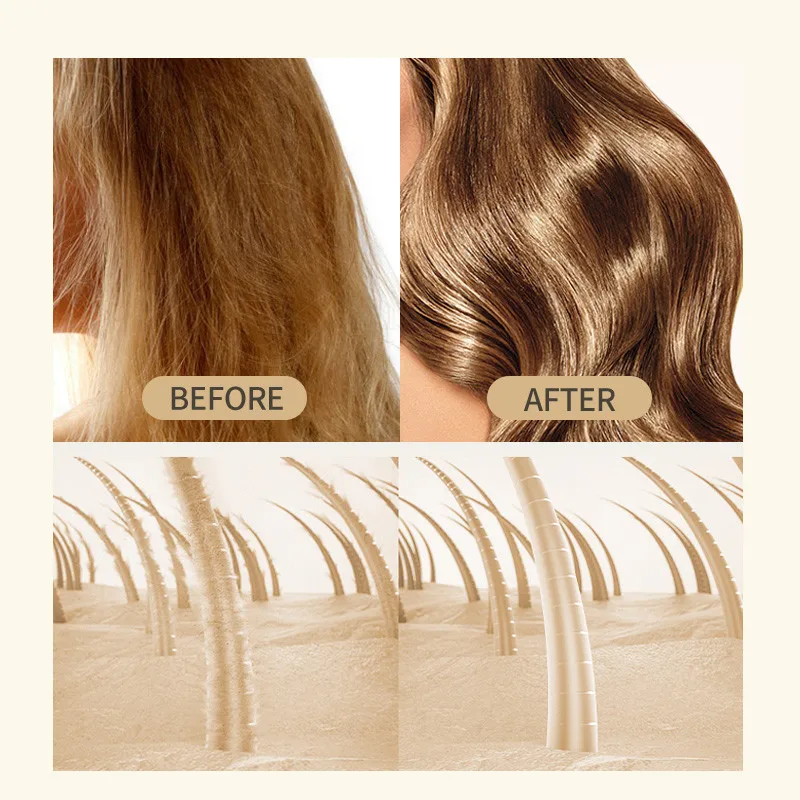 Кокосовое эфирное масло для сглаживания восстановления поврежденных смягчающих