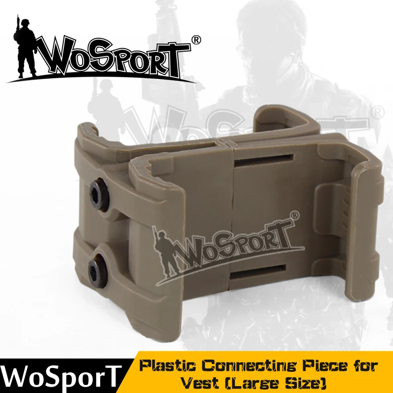 WoSporT тактический жилет пластиковый страйкбол Пейнтбол Аксессуар piezas соединение