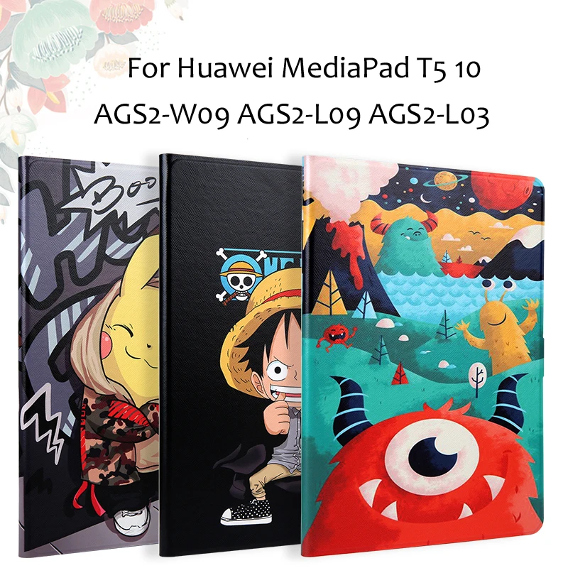Силиконовый чехол для Huawei MediaPad T5 10 AGS2 L09/AGS2 W09/AGS2 L03 1 дюймов крышка флип планшет
