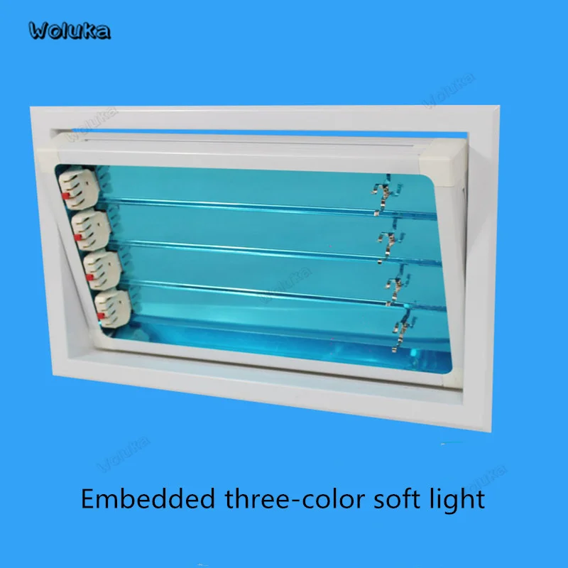 Светодиодный встраиваемый светильник для фотостудии 3 основной цветной