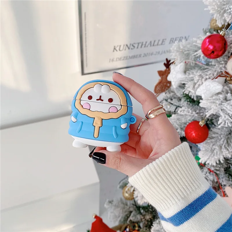 

For Airpods Case,Clothes Rabbit Case For Airpods 1/2 Case,Soft Silicone Earphone Headphone Cover For Airpods Pro Case
