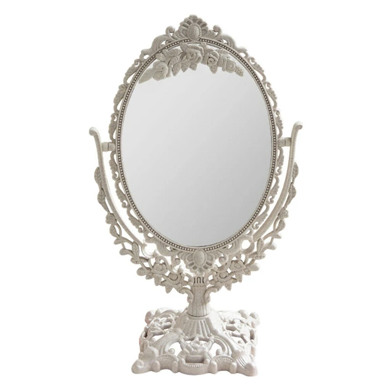 

Desktop Mirror Vanity 360° Swivel Cosmetic Makeup Mirror With Stand Mirror