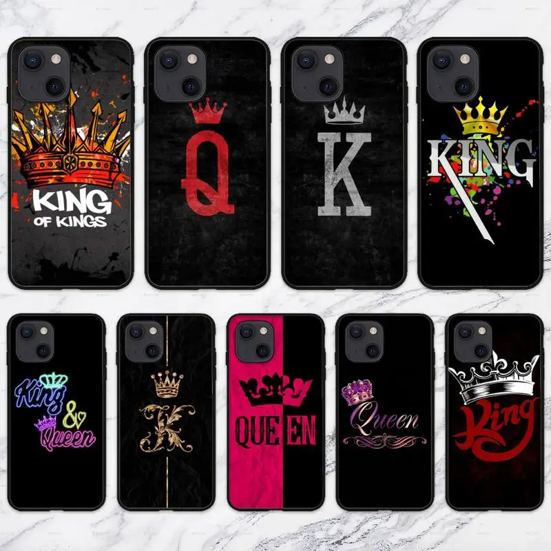 Чехол King Queen для телефона iPhone 11 12 Mini 13 Pro XS Max X 8 7 6s Plus 5 SE XR | Мобильные телефоны и