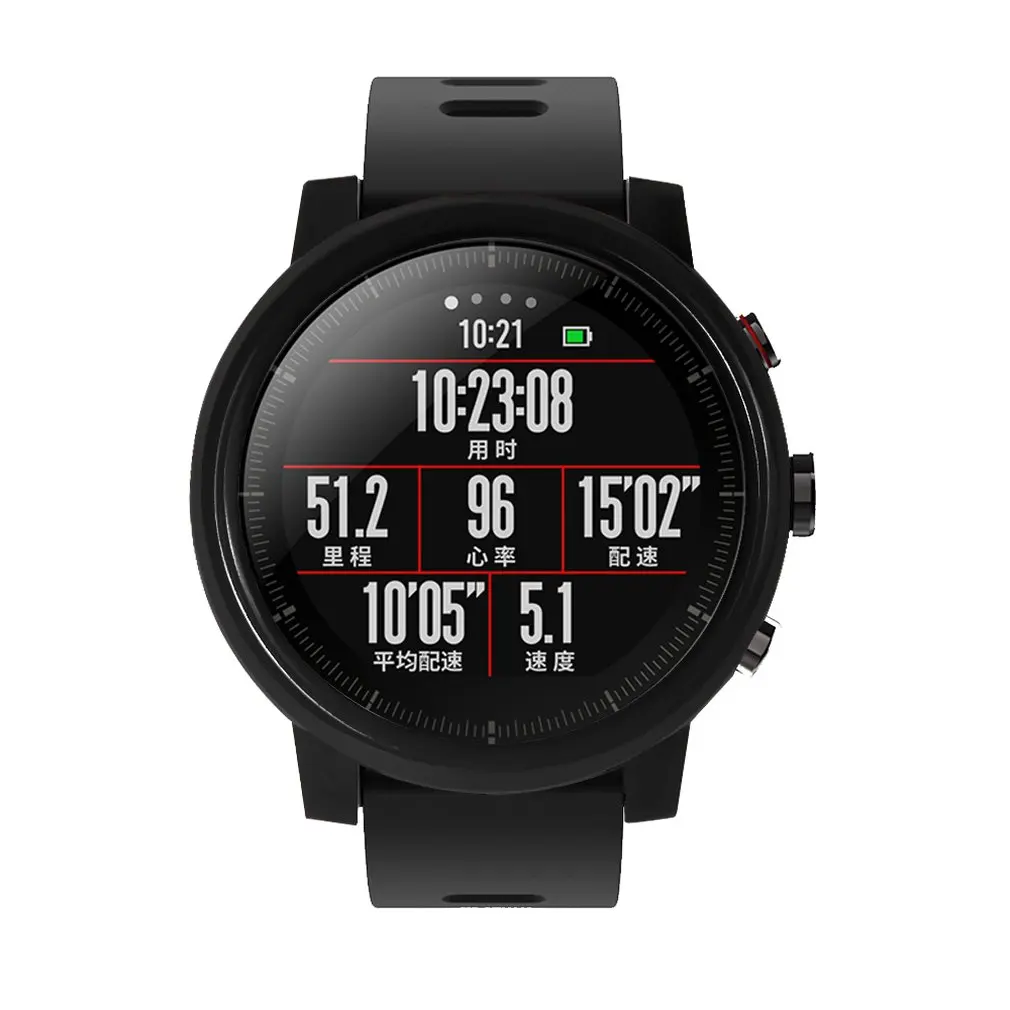 Защитная оболочка для экрана Amazfit 2/2S Stratos полная Рамка PC защитный чехол часов 2