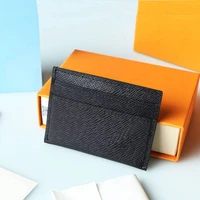 top quality luxury leather credit card multi function business card holder unisex fast delivery free shipping with gift box