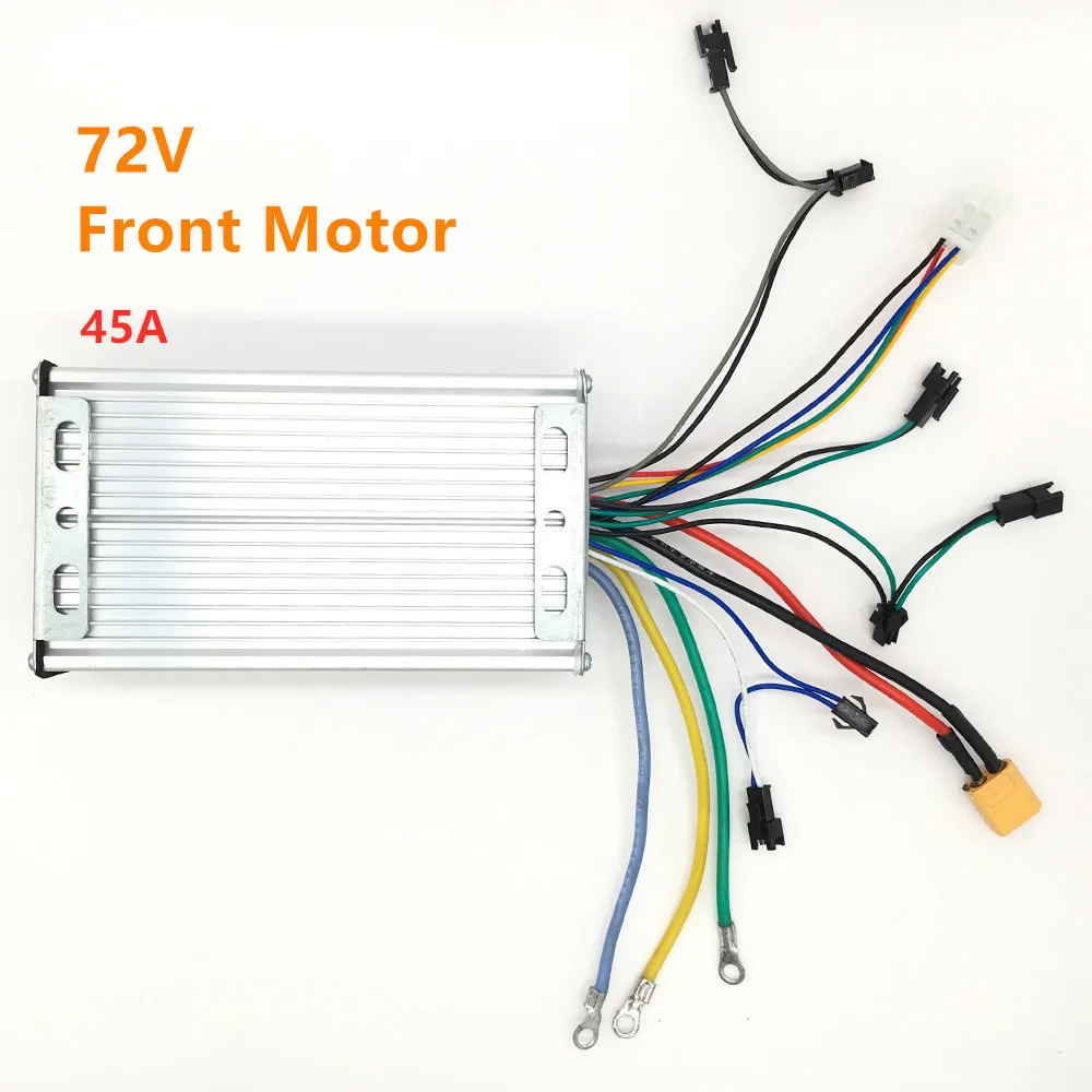ZB 60V/72V 45A контроллер дисплей ускоритель для двух двигателей 3200w5600w 6000w 7000W