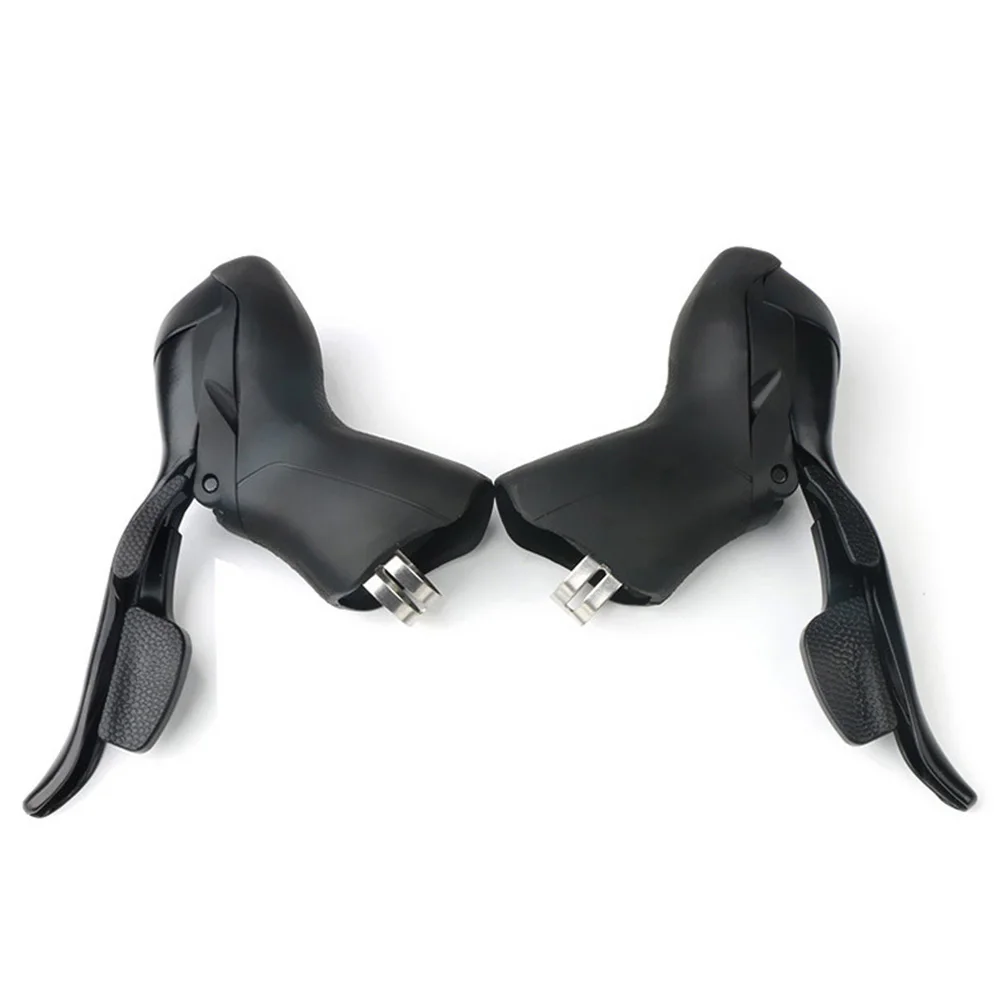 

For Micronew SMN Road Bike Shifter Trip Road Dual Control Levers Black New