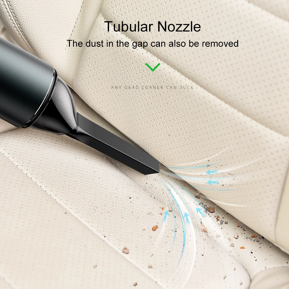 

Rechargeable USB Handheld Vacuum Cleaner Portable Wireless Car Vacuum Cleaner Suitable for Car Interior & Computer Cleaning
