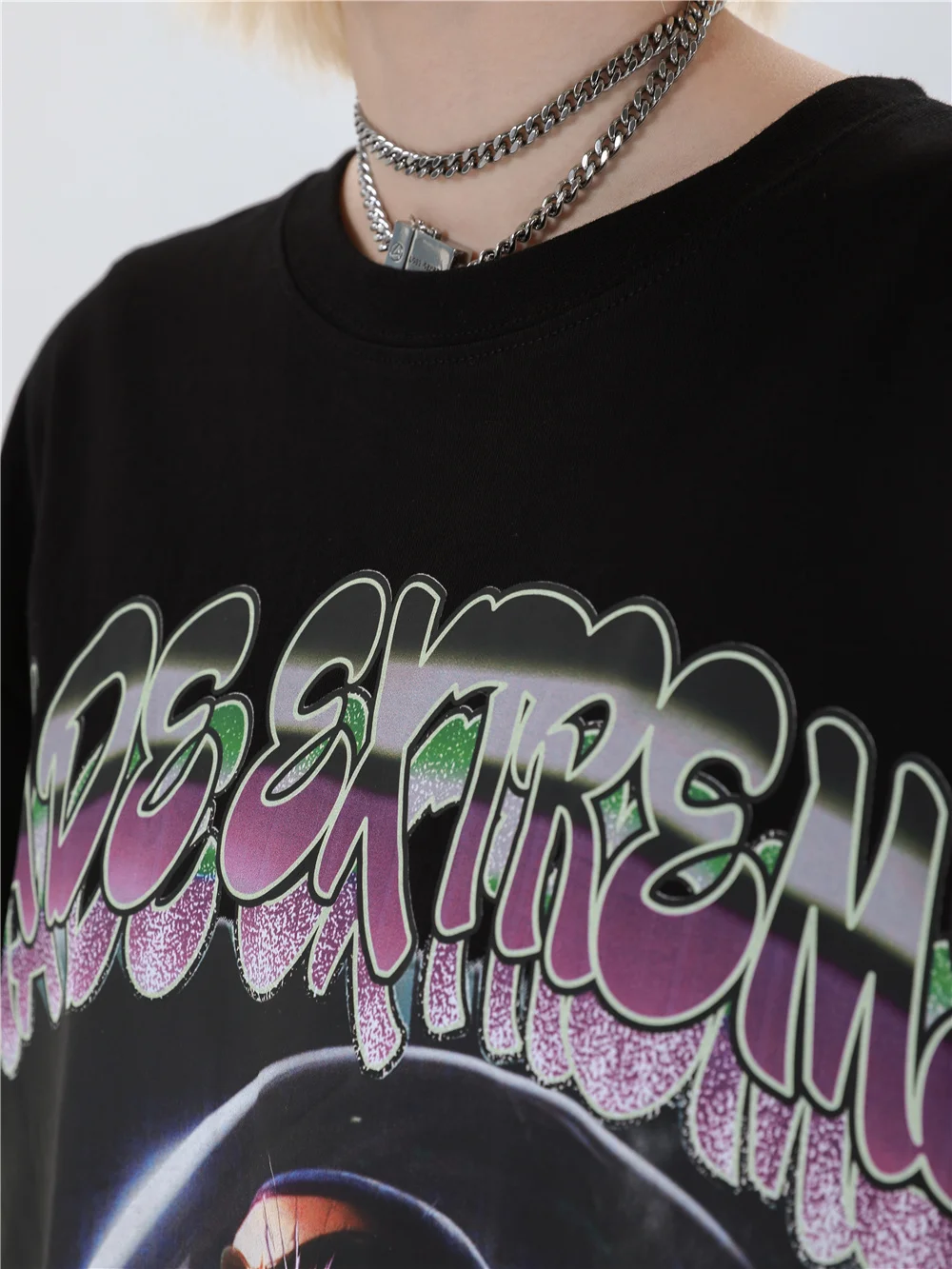 Футболка мужская в стиле хип-хоп с длинным рукавом | Мужская одежда