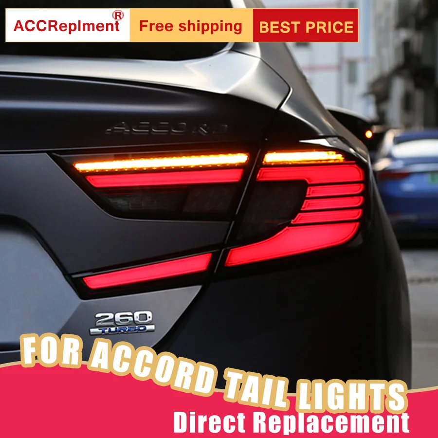 Новый светодиодный фонарь светильник s в сборе для Honda Accord 18-19 все задний