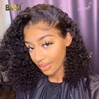 Baisi Байси вьющиеся Синтетические волосы на кружеве парики человеческих волос парики с детскими волосами вьющиеся парики Синтетические волосы на кружеве al парики 13x4 вьющиеся Синтетические волосы на кружеве парик