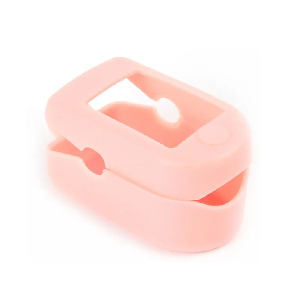 Силиконовый резиновый защитный чехол для пульсоксиметра случайный цвет