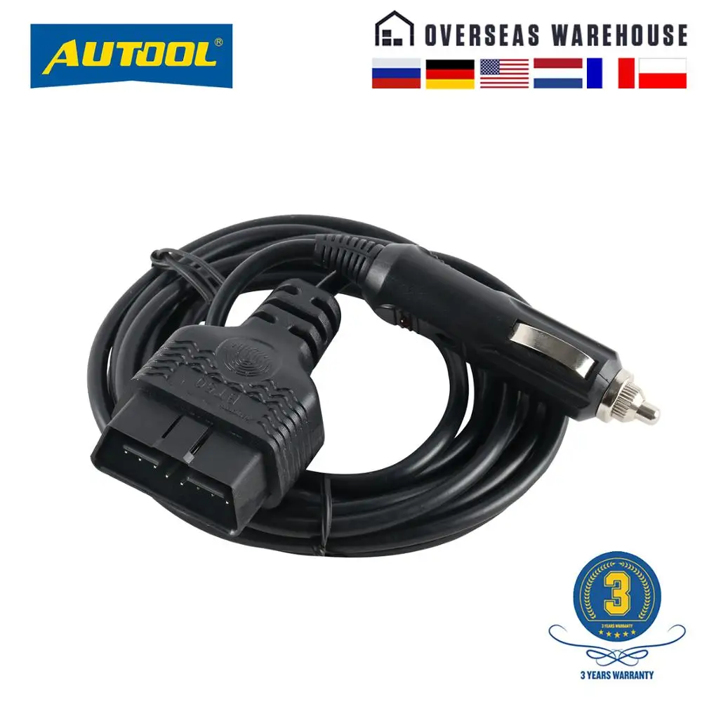 AUTOOL BT50 OBD2 автомобильный блок питания аварийное питание для 12 В постоянного тока