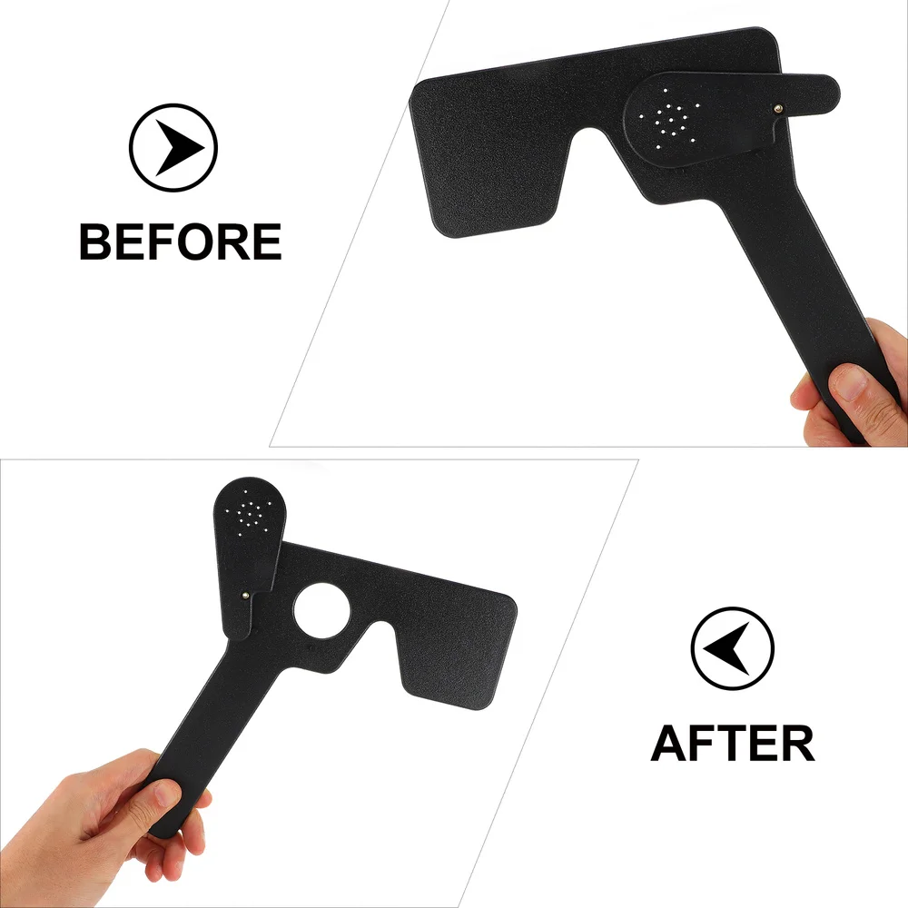 

1pc Eye Occluder Handheld Astigmatism Test Eye Patch Vision Test Tool