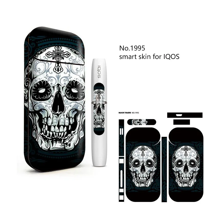 Maigc Акула матовая Счастливого Рождества череп лист звезда ударопрочная полная