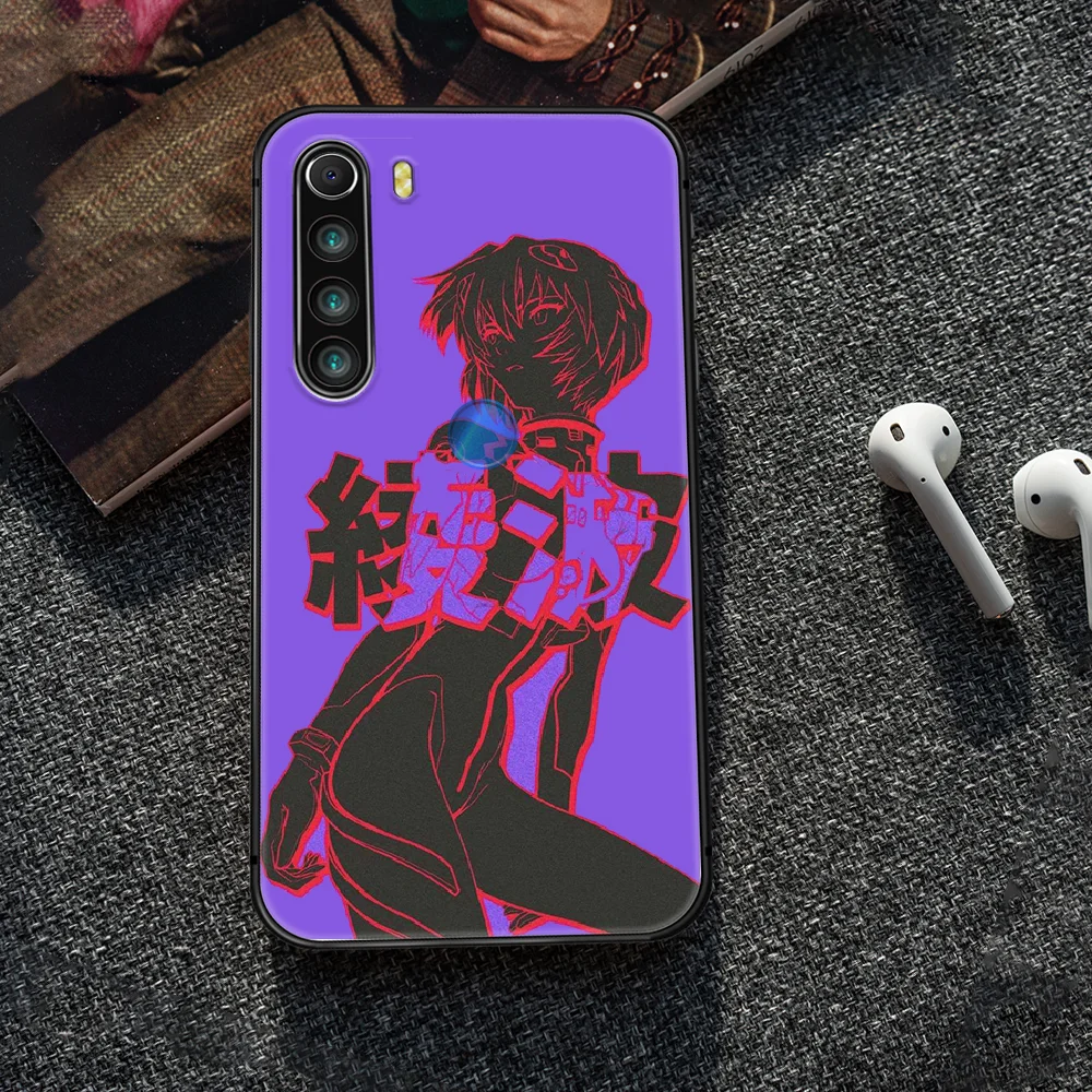 

Genesis Evangelion NGE EVA Phone Case Cover Hull For XIAOMI Redmi 7 7a 8 8a 9 10X NOTE 6 7 7s 8 8t 9 9s Pro Max black Shell